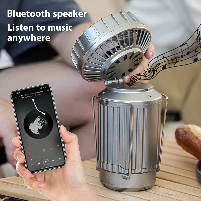 2 in 1 Portable Solar Electric Fan